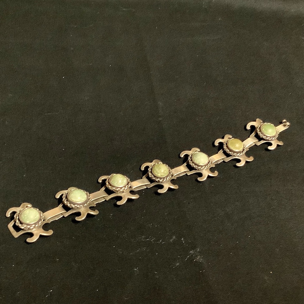 Vintage Silver and Moonstone Bracelet